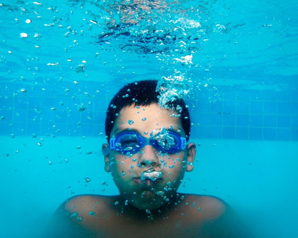 Ejercicios de natación para niños