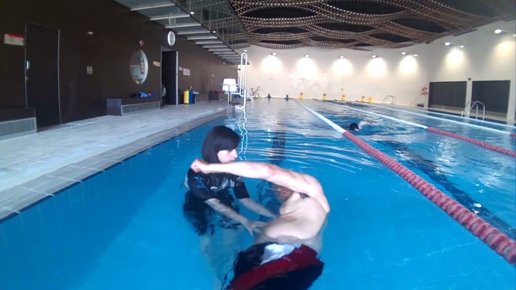 entrenamiento de natación